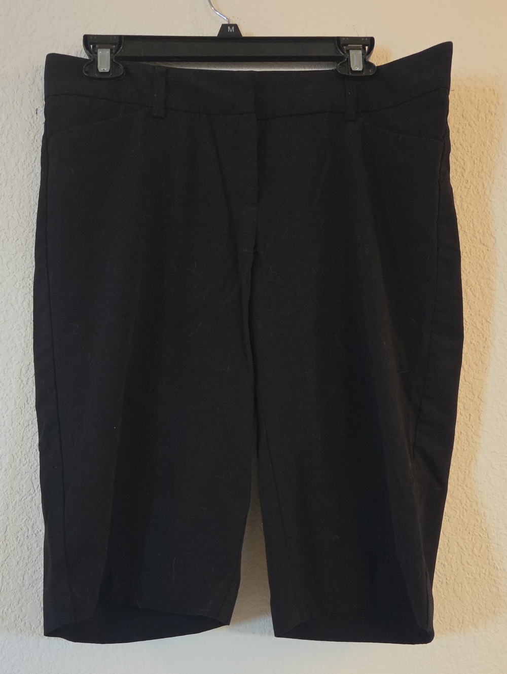 Daisy Fuentes Black Bermuda Shorts